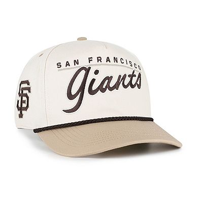 Men's '47 Natural/Tan San Francisco Giants Neutral Terrain Hitch Rope Adjustable Hat