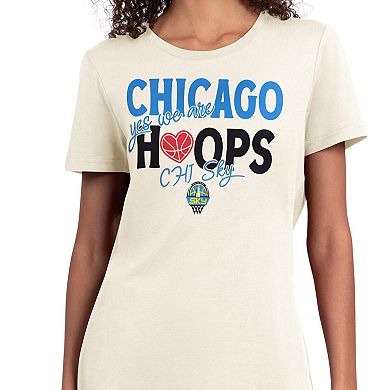 Women's Starter Oatmeal Chicago Sky Endzone T-Shirt