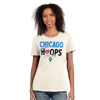Women's Starter Oatmeal Chicago Sky Endzone T-Shirt