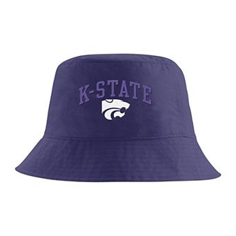 Men's Nike Purple Kansas State Wildcats Apex Striped Bucket Hat