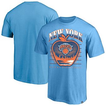 Men's Profile Blue New York Knicks Big & Tall Apple T-Shirt