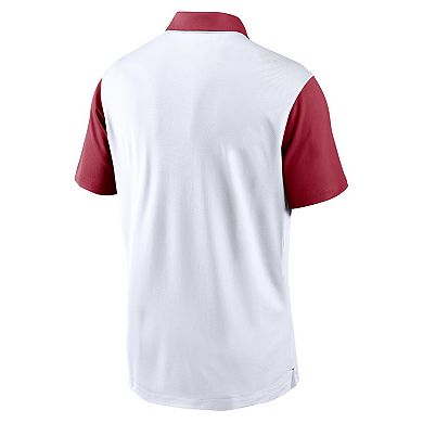 Men's Nike White/Cardinal Stanford Cardinal Primetime Campus Pattern Vapor Dri-FIT Polo