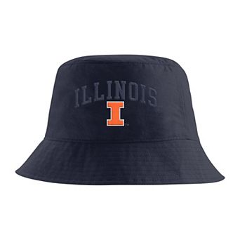 Men's Nike Navy Illinois Fighting Illini Apex Striped Bucket Hat