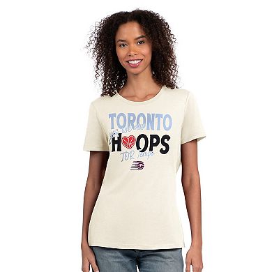 Women's Starter Oatmeal Toronto Tempo Endzone T-Shirt