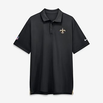 Men's Nike Black New Orleans Saints Sideline Tour Dri-FIT Polo