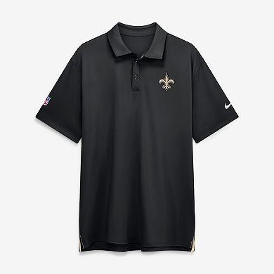 Men's Nike Black New Orleans Saints Sideline Tour Dri-FIT Polo