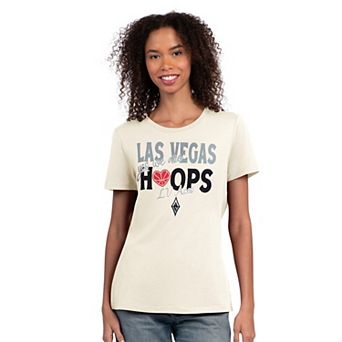 Women's Starter Oatmeal Las Vegas Aces Endzone T-Shirt