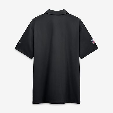 Men's Nike Black Minnesota Vikings Sideline Tour Dri-FIT Polo