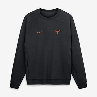 Men's Nike Black Texas Longhorns Premium Performance Raglan Dri-FIT Sweatshirt