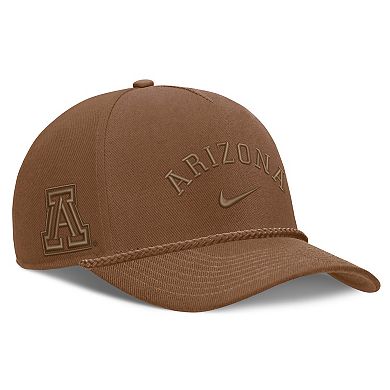 Unisex Nike Tan Arizona Wildcats Campus Prep Tonal Rope Rise 5-Panel Adjustable Hat