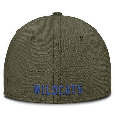 Men's Nike Olive Kentucky Wildcats Primetime Swooshflex Dri-FIT Hat