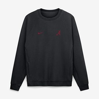 Men's Nike Black Alabama Crimson Tide Premium Performance Raglan Dri-FIT Sweatshirt
