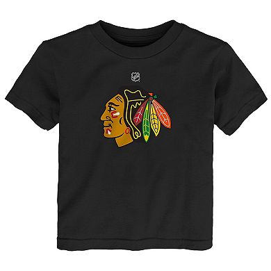 Toddler Outerstuff Black Chicago Blackhawks Primary Logo T-Shirt