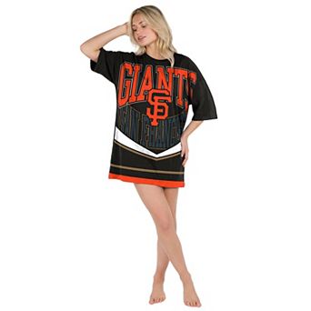 Women's Concepts Sport Black San Francisco Giants Mosaic Knit Nightdress