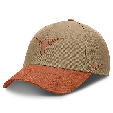 Unisex Nike Beige/Texas Orange Texas Longhorns Primetime Rise Dri-FIT Adjustable Hat