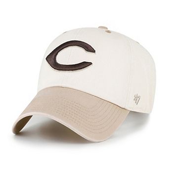 Men's '47 Natural/Tan Cincinnati Reds Neutral Terrain Clean Up Adjustable Hat