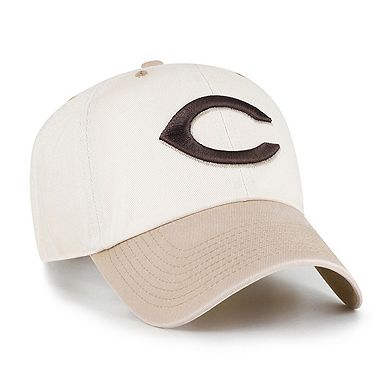 Men's '47 Natural/Tan Cincinnati Reds Neutral Terrain Clean Up Adjustable Hat