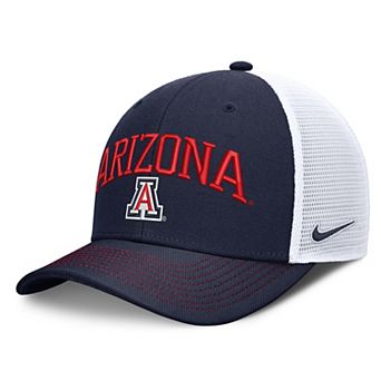 Unisex Nike Navy/White Arizona Wildcats Primetime Arched Trucker Adjustable Hat