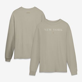 Men's Fanatics Cream New York Mets Elements Long Sleeve T-Shirt