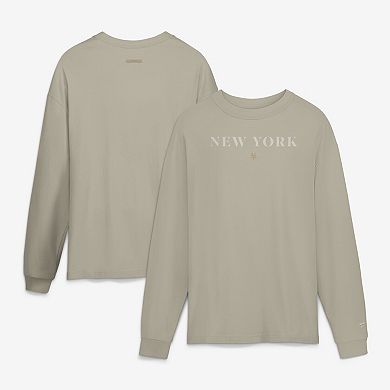 Men's Fanatics Cream New York Mets Elements Long Sleeve T-Shirt