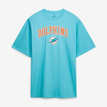 Men's Fanatics Aqua Miami Dolphins Big & Tall Arch Logo T-Shirt
