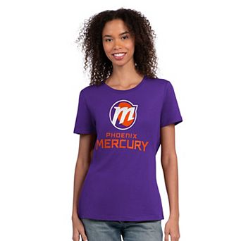 Women's Starter Purple Phoenix Mercury WNBA 30th Anniversary Scoop Neck T-Shirt