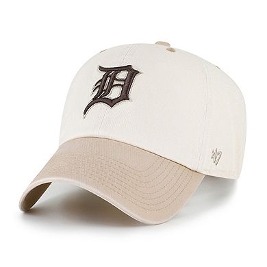 Men's '47 Natural/Tan Detroit Tigers Neutral Terrain Clean Up Adjustable Hat