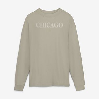 Men's Fanatics Beige Chicago Cubs Elements Long Sleeve T-Shirt