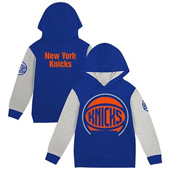 Preschool Outerstuff Blue New York Knicks Fair Catch Hoodie