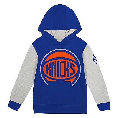 Preschool Outerstuff Blue New York Knicks Fair Catch Hoodie