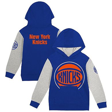 Preschool Outerstuff Blue New York Knicks Fair Catch Hoodie