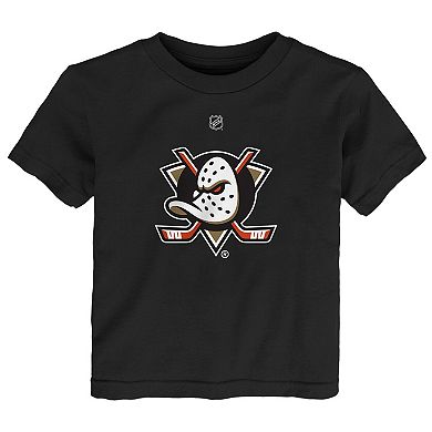 Infant Outerstuff Black Anaheim Ducks Primary Logo T-Shirt
