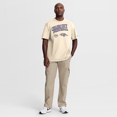 Men's Nike Natural Baltimore Ravens Vintage Mod Blown Away Max90 T-Shirt