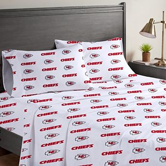 Pegasus Kansas City Chiefs Four-Piece Full Sheet Set