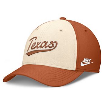 Men's Nike Natural/Texas Orange Texas Longhorns Legacy Swooshflex Dri-FIT Hat