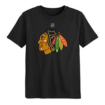 Preschool Outerstuff Black Chicago Blackhawks Primary Logo T-Shirt