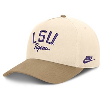 Unisex Nike Natural/Beige LSU Tigers Legacy Rise Adjustable Hat