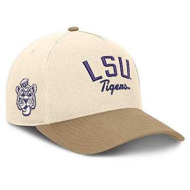 Unisex Nike Natural/Beige LSU Tigers Legacy Rise Adjustable Hat