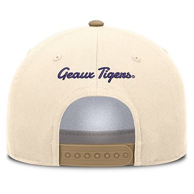 Unisex Nike Natural/Beige LSU Tigers Legacy Rise Adjustable Hat