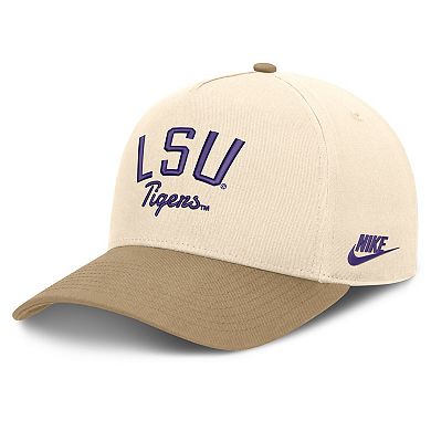Unisex Nike Natural/Beige LSU Tigers Legacy Rise Adjustable Hat