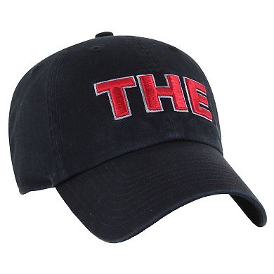Men's '47 Black Ohio State Buckeyes Clean Up Adjustable Hat