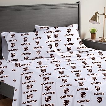 Pegasus San Francisco Giants Four-Piece Queen Sheet Set