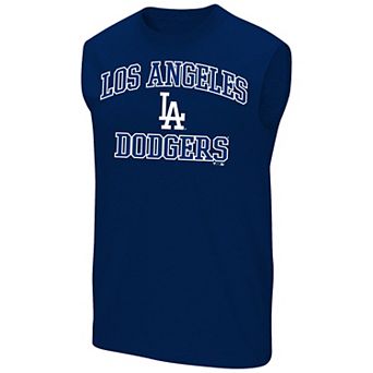 Men's Fanatics Royal Los Angeles Dodgers Big & Tall Heart & Soul Muscle Tank Top