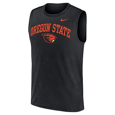Men's Nike Black Oregon State Beavers Legend Dri-FIT Tank Top