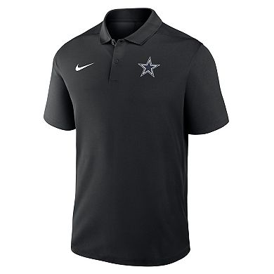 Men's Nike Black Dallas Cowboys Dri-FIT Victory Polo