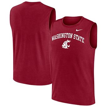 Men's Nike Crimson Washington State Cougars Legend Dri-FIT Tank Top
