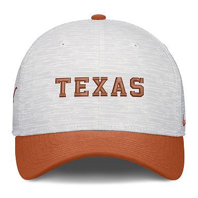 Unisex Nike White/Texas Orange Texas Longhorns Primetime Rise Adjustable Hat