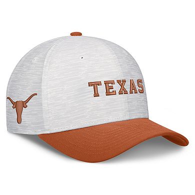 Unisex Nike White/Texas Orange Texas Longhorns Primetime Rise Adjustable Hat