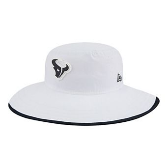 Men's New Era White Houston Texans 2025 NFL Training Camp Panama Bucket Hat