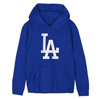 Preschool Outerstuff Royal Los Angeles Dodgers Primary Logo Fleece Hoodie